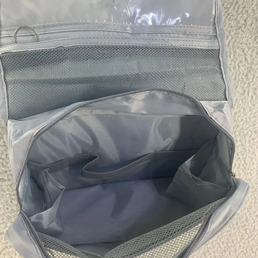 Travel Bag Toiletry Cosmetics Makeup Organizer 9 x 7 x 3 Grey
